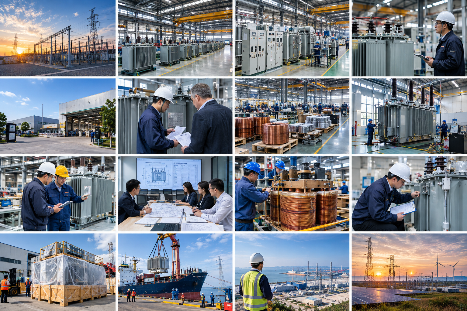 Energy infrastructure, transformer manufacturing and project delivery scenes